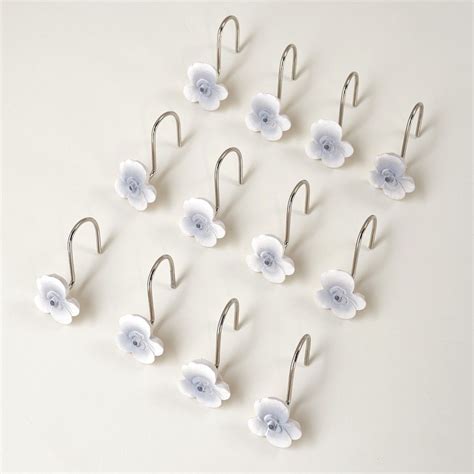 to trolley. . Cherry shower curtain hooks